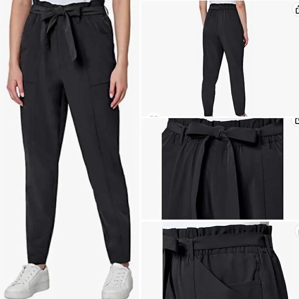MODERN AMBITION Black Tie Waist Pant